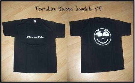 Tee-shirt << T�te en l'air >>